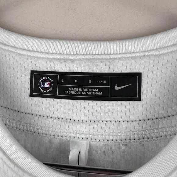 Nike Atlanta Braves Women’s Home Jersey Carter #3 White MLB Limited Size L 14/16 - Picture 6 of 8